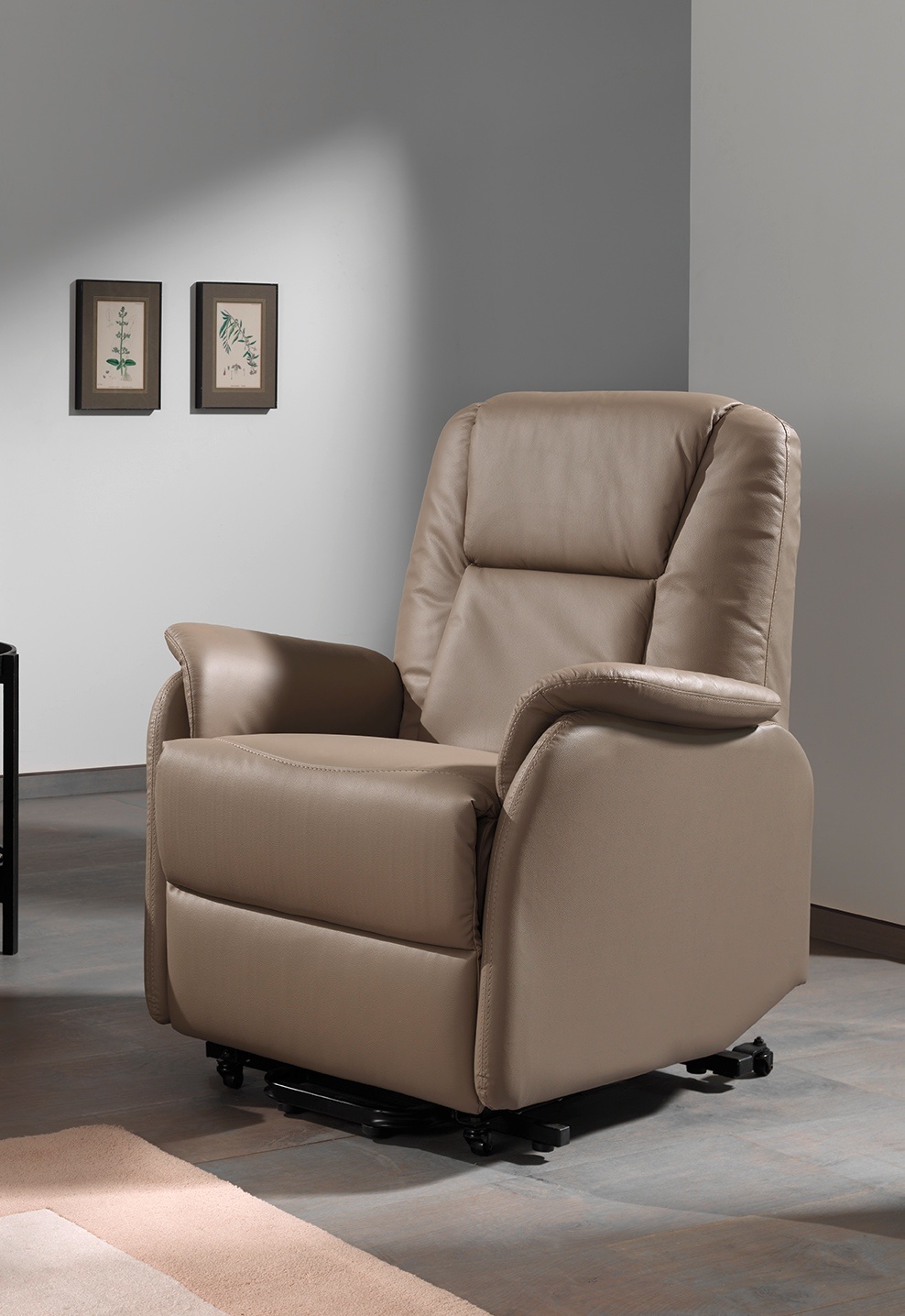 RelaxStoel Real Taupe Met lift