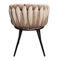 Eetkamerstoel-Wave chair Sand -White