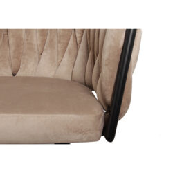 Eetkamerstoel-Wave chair Sand -White