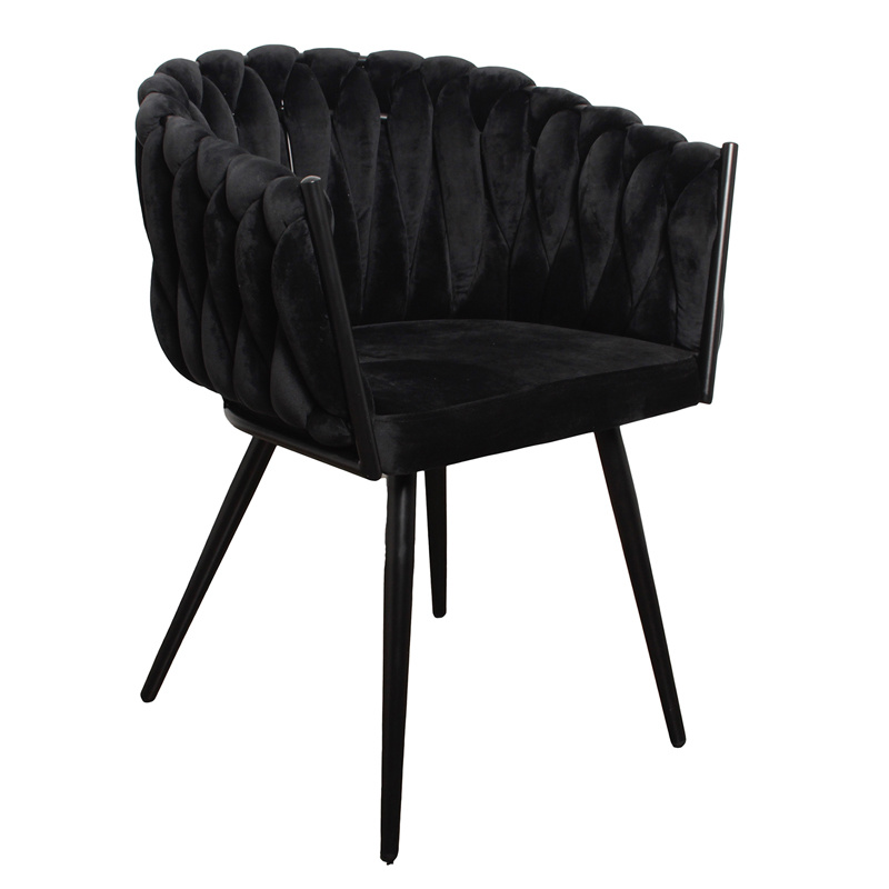 Eetkamerstoel-Wave chair -Black
