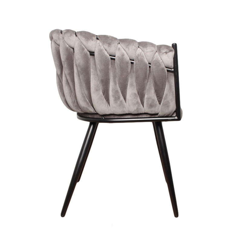 Eetkamerstoel-Wave chair -dark grey