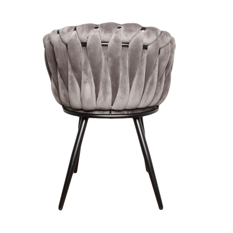 Eetkamerstoel-Wave chair -dark grey