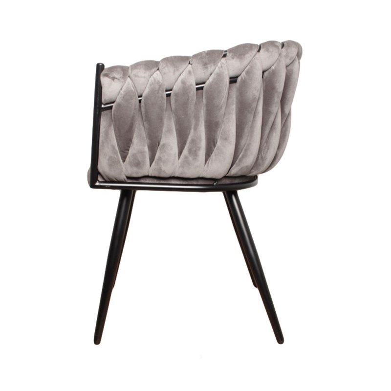 Eetkamerstoel-Wave chair -dark grey