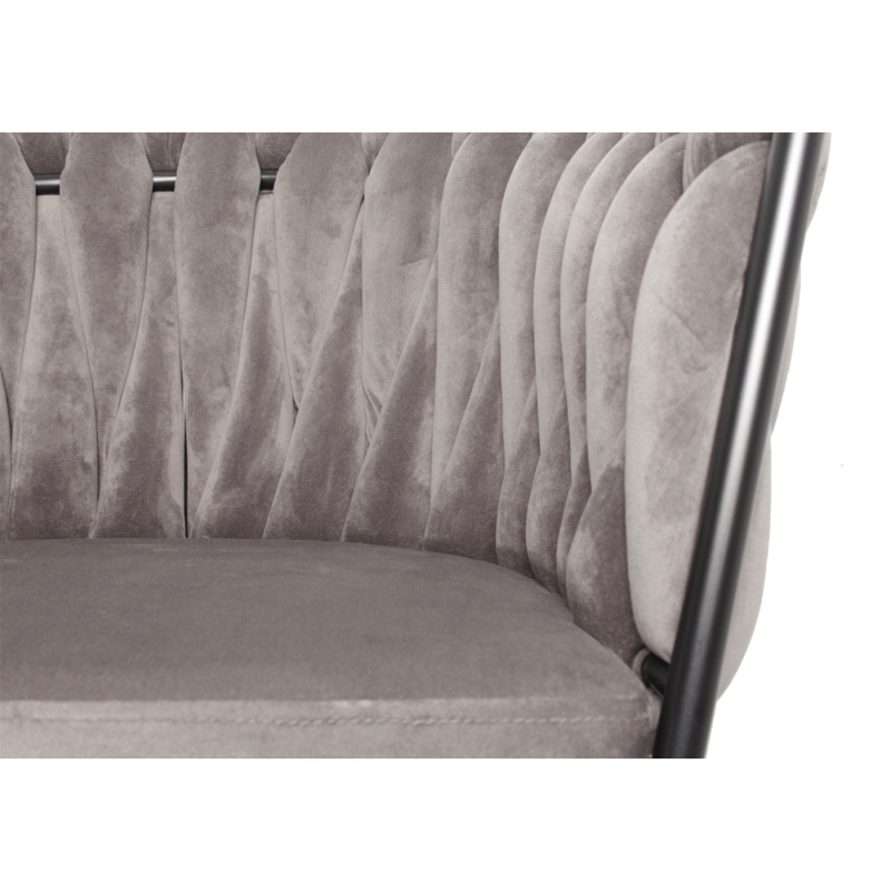 Eetkamerstoel-Wave chair -dark grey