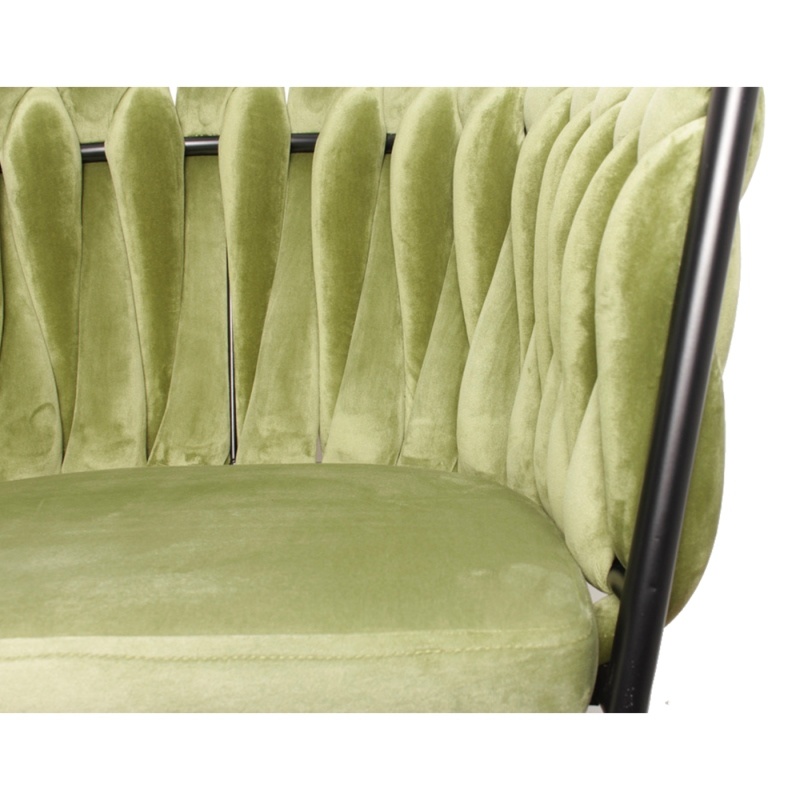 Eetkamerstoel-Wave chair -olive green