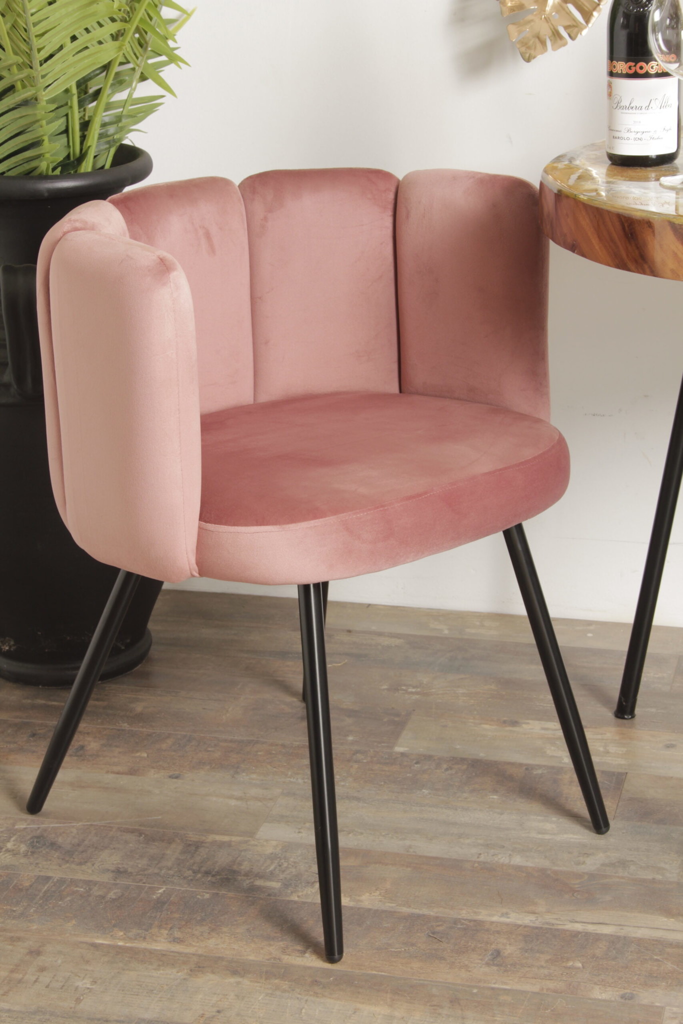 Eetkamerstoel-High-Five-chair-pink
