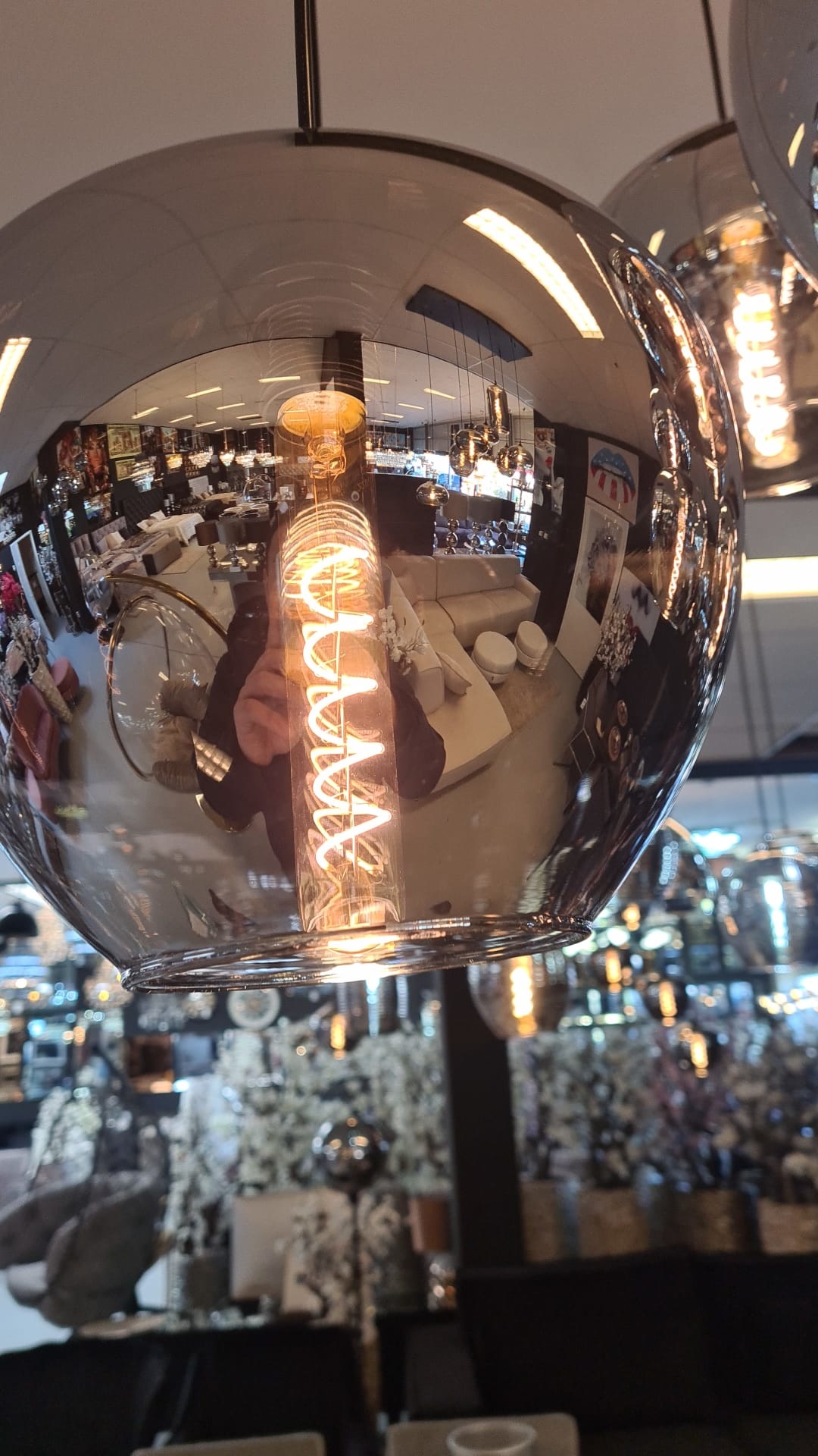 Hanglamp Smoke Glass -8 lichts Trouble