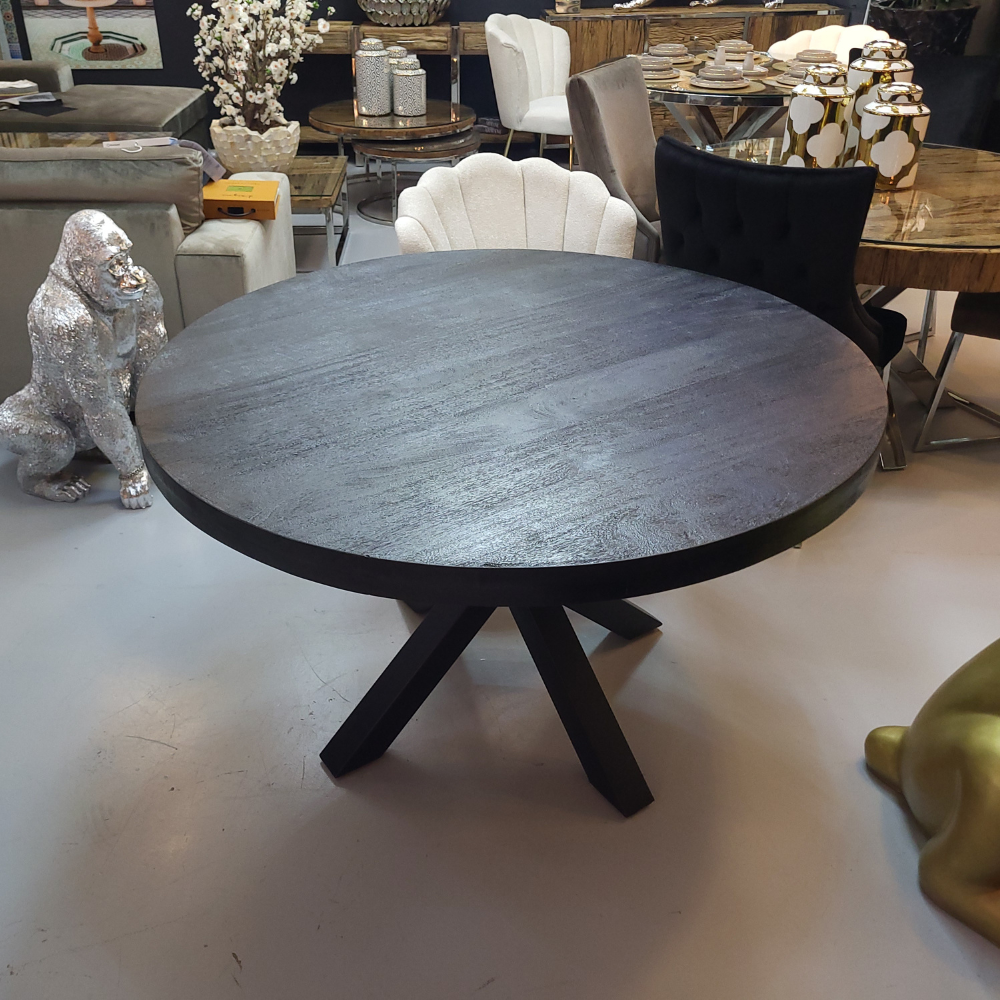 Elastisch Eentonig zelf Back to Black Rond - Eettafel & Salontafel Set - Lampenenmeer.nl