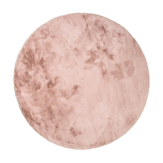 Fluffy zacht Pink - Rond