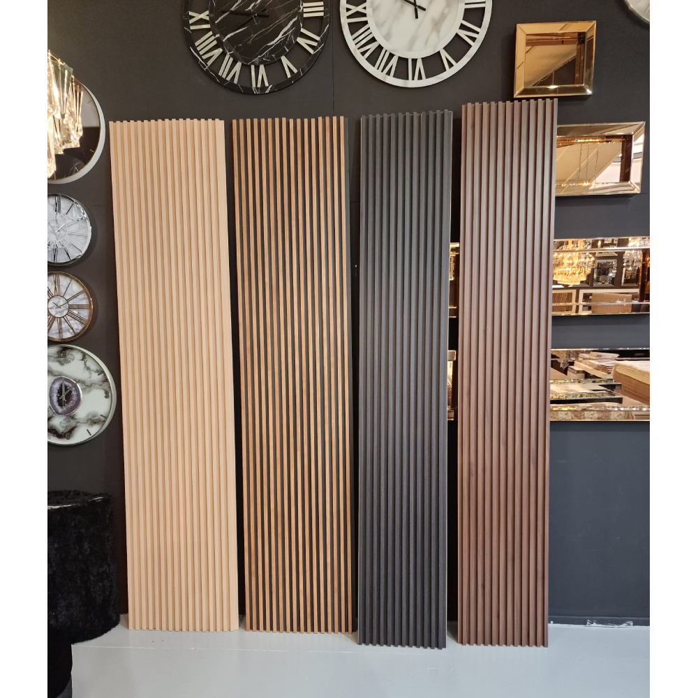 Wandpaneel Arbor - Brown - Black Achtergrond