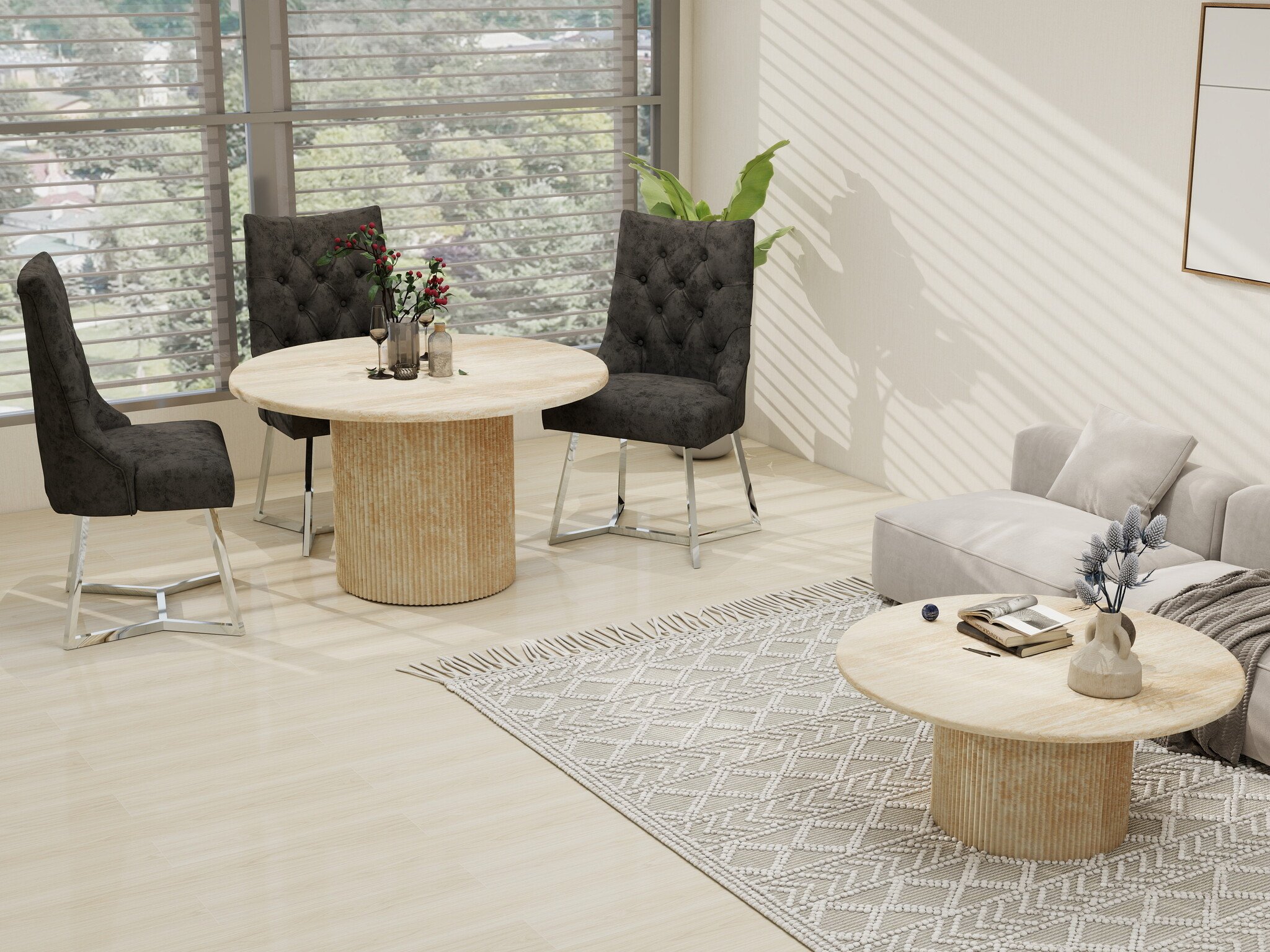 Eettafel Carrara