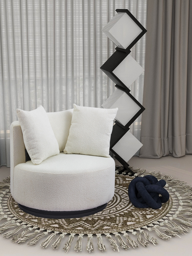 Loveseat Teddy - Wit