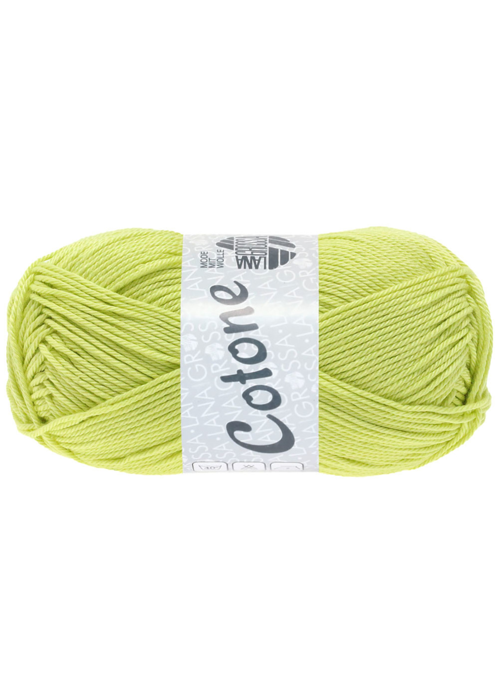 Lana Grossa COTONE 77* citrongeel