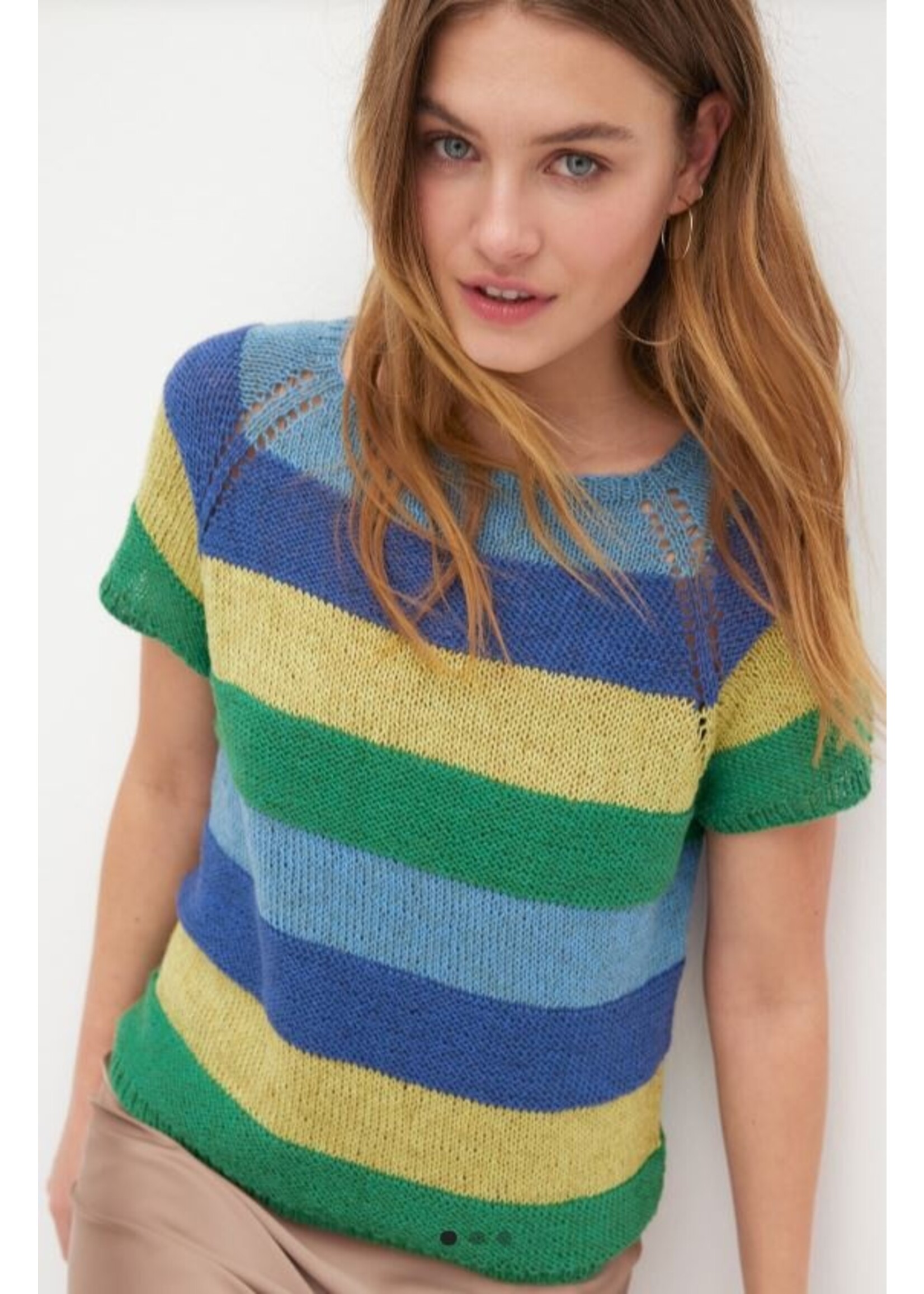 Lana Grossa Patroon Top Down Shirt Diversa J67M14