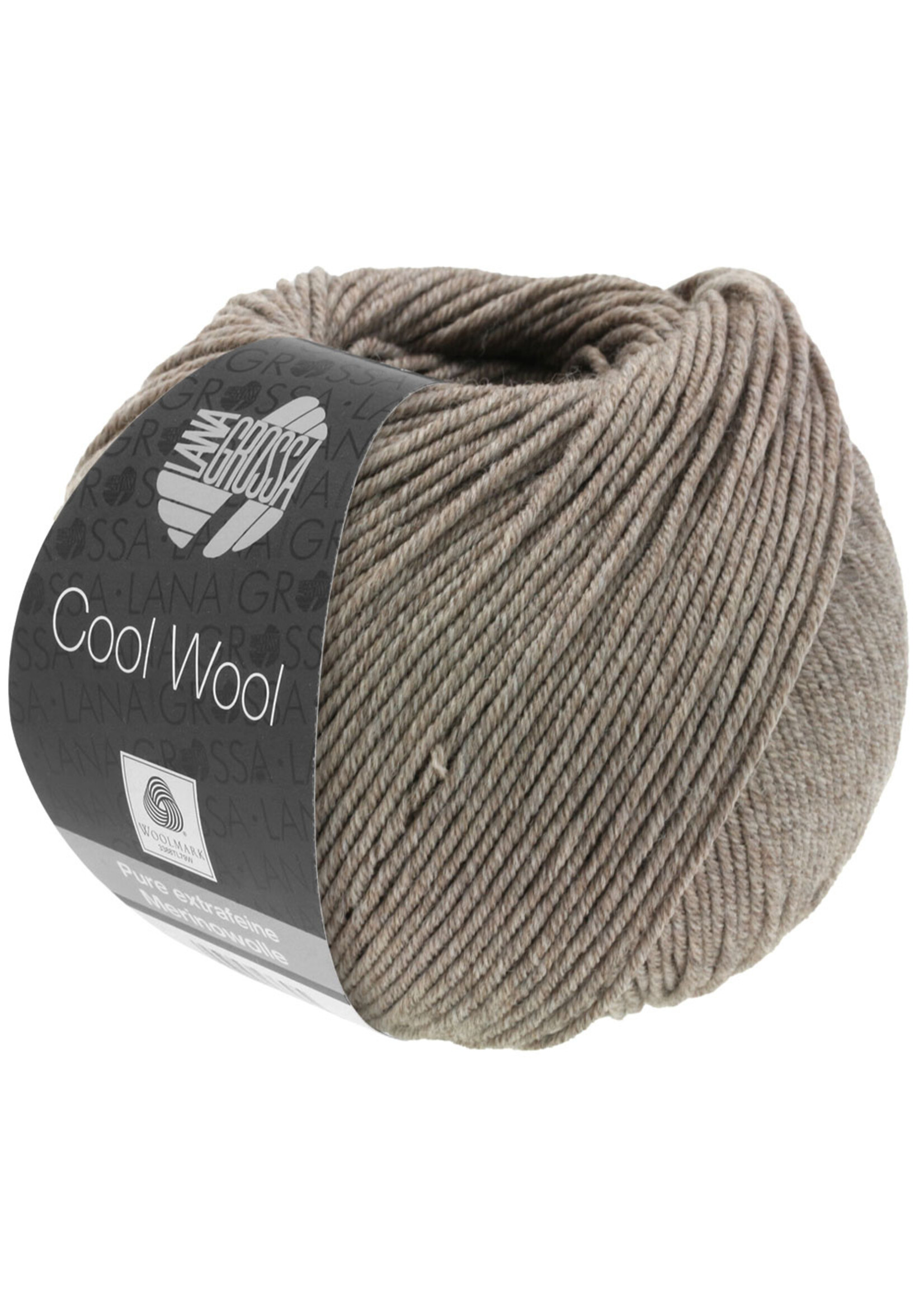 Lana Grossa COOL WOOL MÉLANGE 7115* bruin  /brun