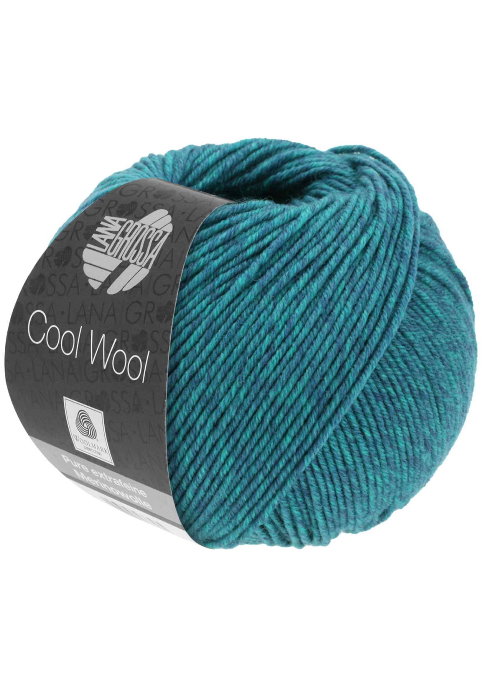 Lana Grossa COOL WOOL MÉLANGE 7110* Petrol