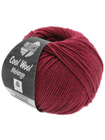Lana Grossa COOL WOOL MÉLANGE 142*Weinrot meliert