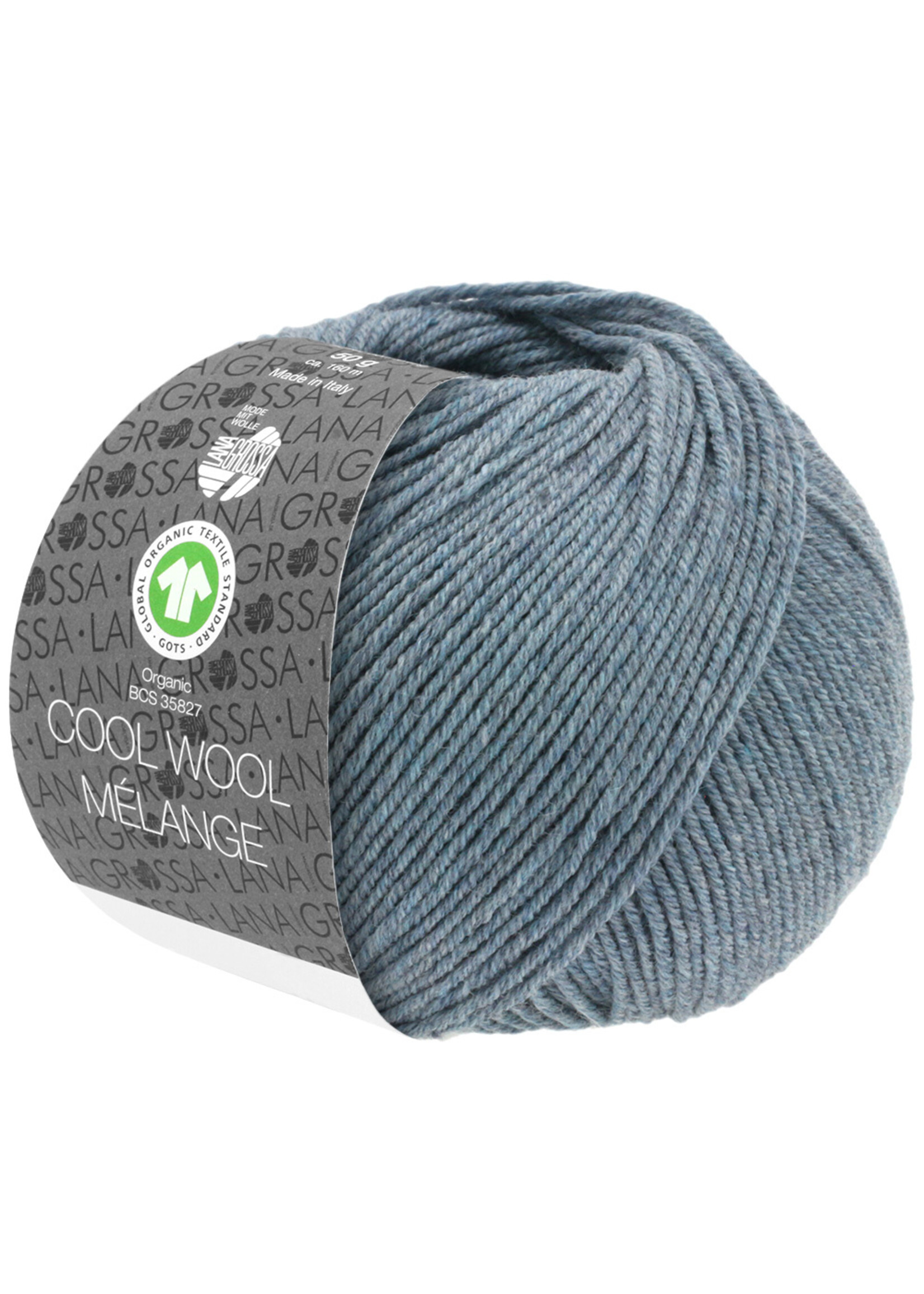 Lana Grossa COOL WOOL MÉLANGE 110* jeansblue