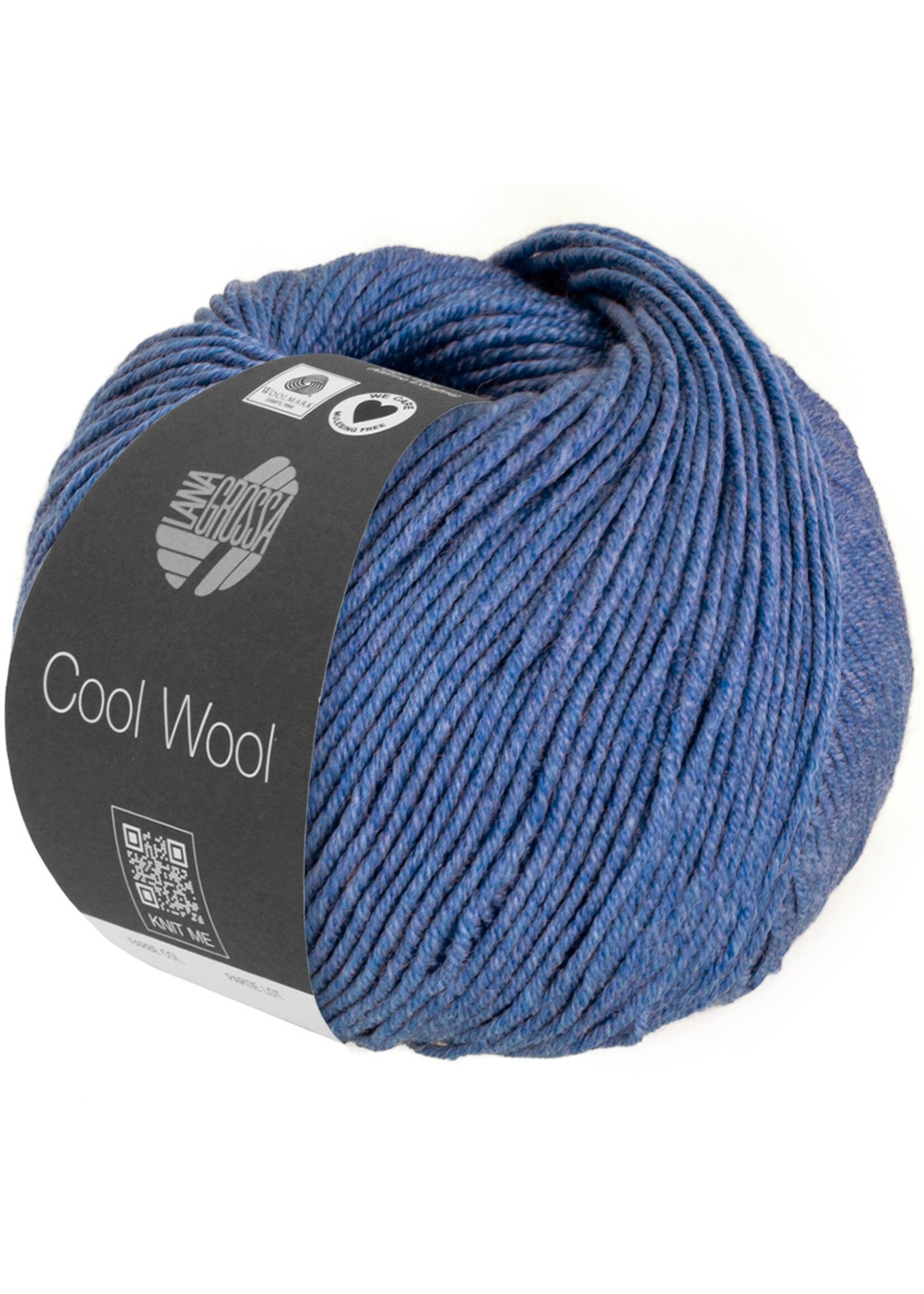 Lana Grossa COOL WOOL 1427 Bleu melange
