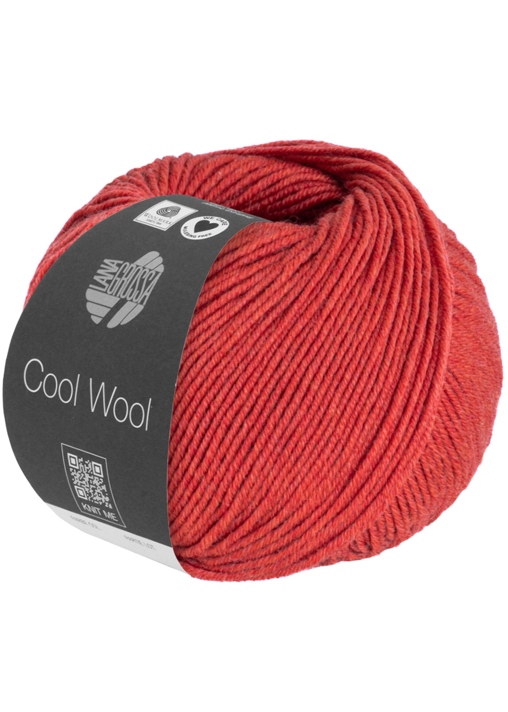 Lana Grossa COOL WOOL MÉLANGE 1428 Rood