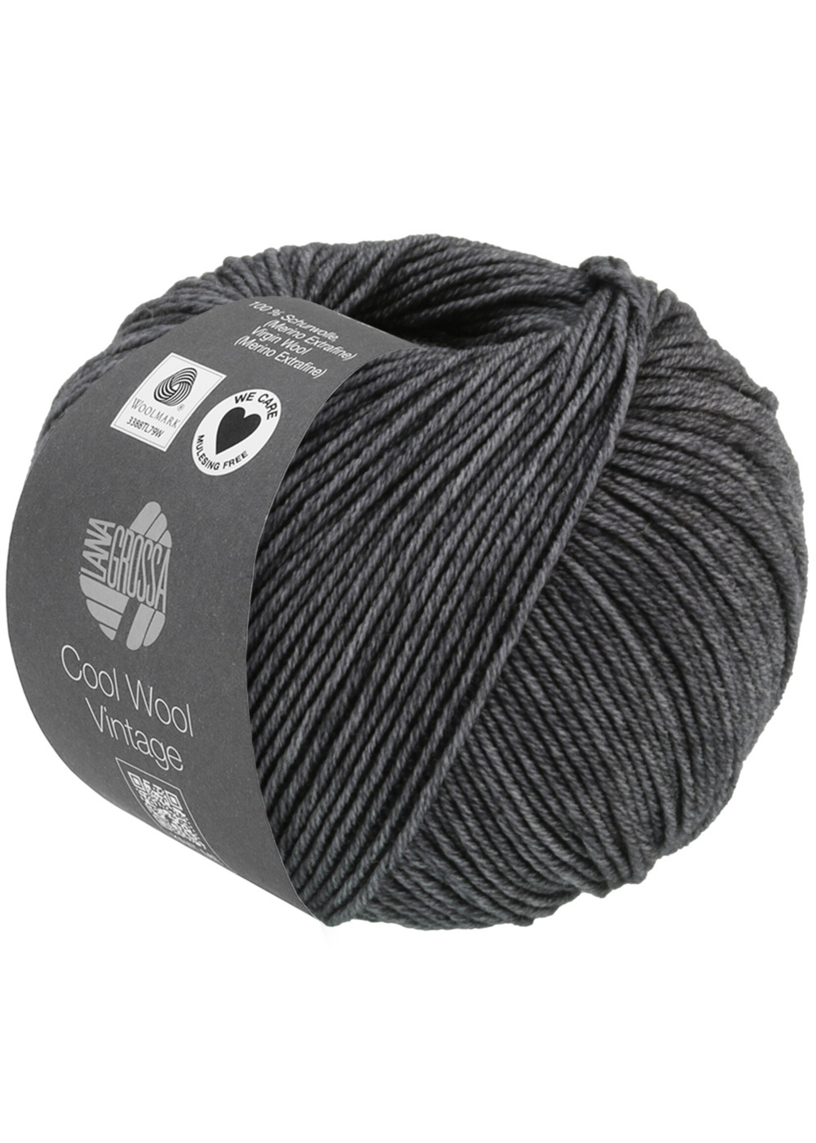 Lana Grossa Cool wool Vintage 7370 Antraciet