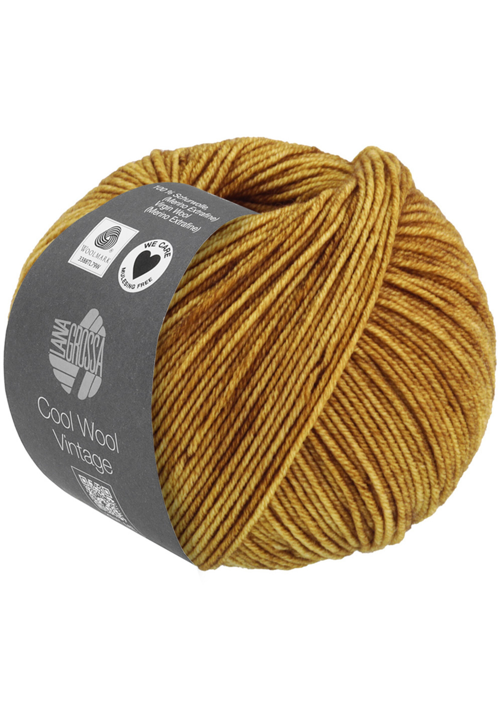 Lana Grossa Cool wool Vintage 7362 Mosterd