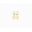 La vie est belle earrings goud - stainless steel