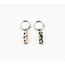 Dora Hoops Leopard Natural Stone Silver - Acciaio inossidabile