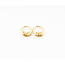 'Bali' Earrings 1 CM OF 2 CM Gold - Stainless Steel