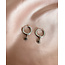 Boucles d'oreilles 'Sweet sun' argent - acier inoxydable