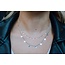 Collier 'petites étoiles' argent - acier inoxydable