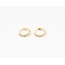 'Fierce' Hoops Gold 1CM (goud verguld)