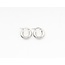 'Dolce' Thick Hoop Earrings Silver  2 CM - Stainless Steel