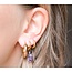 Boucles d'oreilles 'Dolce' Or 2 CM - acier inoxydable