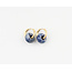 Pendientes de femme 'Piedra natural Gold Soldalite - Acero inoxidable