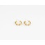 Little Daisy Hoops - oro placcato