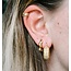 Pendientes de Saint Tropez Gold (chapado en oro)