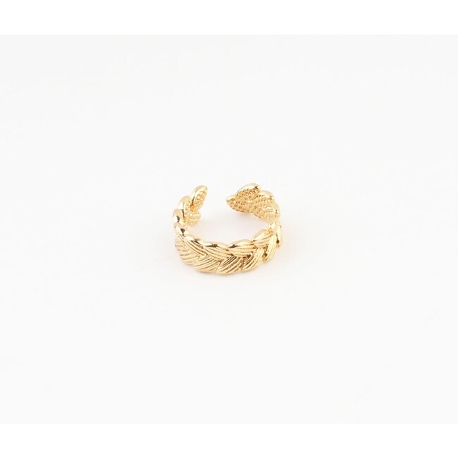 'Elize' Earcuff Gold - Edelstahl