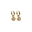 'Le tournesol' Earrings Gold - Stainless Steel