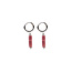 Pendientes de Olivia Old Pink Silver - Acero inoxidable