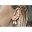 Classic Freshwater pearl Earrings Gold - Stainless Steel