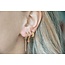 Pendientes de Frais Gold - Acero inoxidable