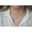 COLLIER 'PIERRE D'AMOUR' LABRADORITE PIERRE NATURELLE - ACIER INOXYDABLE