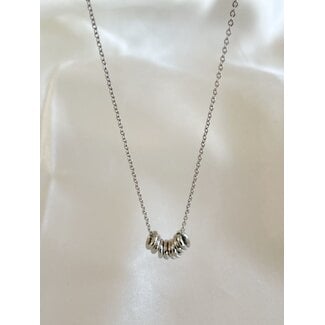 'Bali' Necklace Silver - Stainless Steel