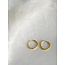 Boucles d'Oreilles 'Lulu' 2 CM Or - Acier Inoxydable