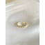 'Little Flowers' adjustable ring Gold - Stainless steel