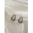 Boucles d'oreilles 'Juliette' argent - plaqué or