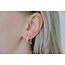 Boucles d'Oreilles Petit Coeur Argent - Acier Inoxydable -