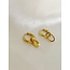 'Lorette' earrings gold - Stainless Steel