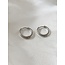 Pendientes de plata b‡sicos 1.5 cm - Acero inoxidable